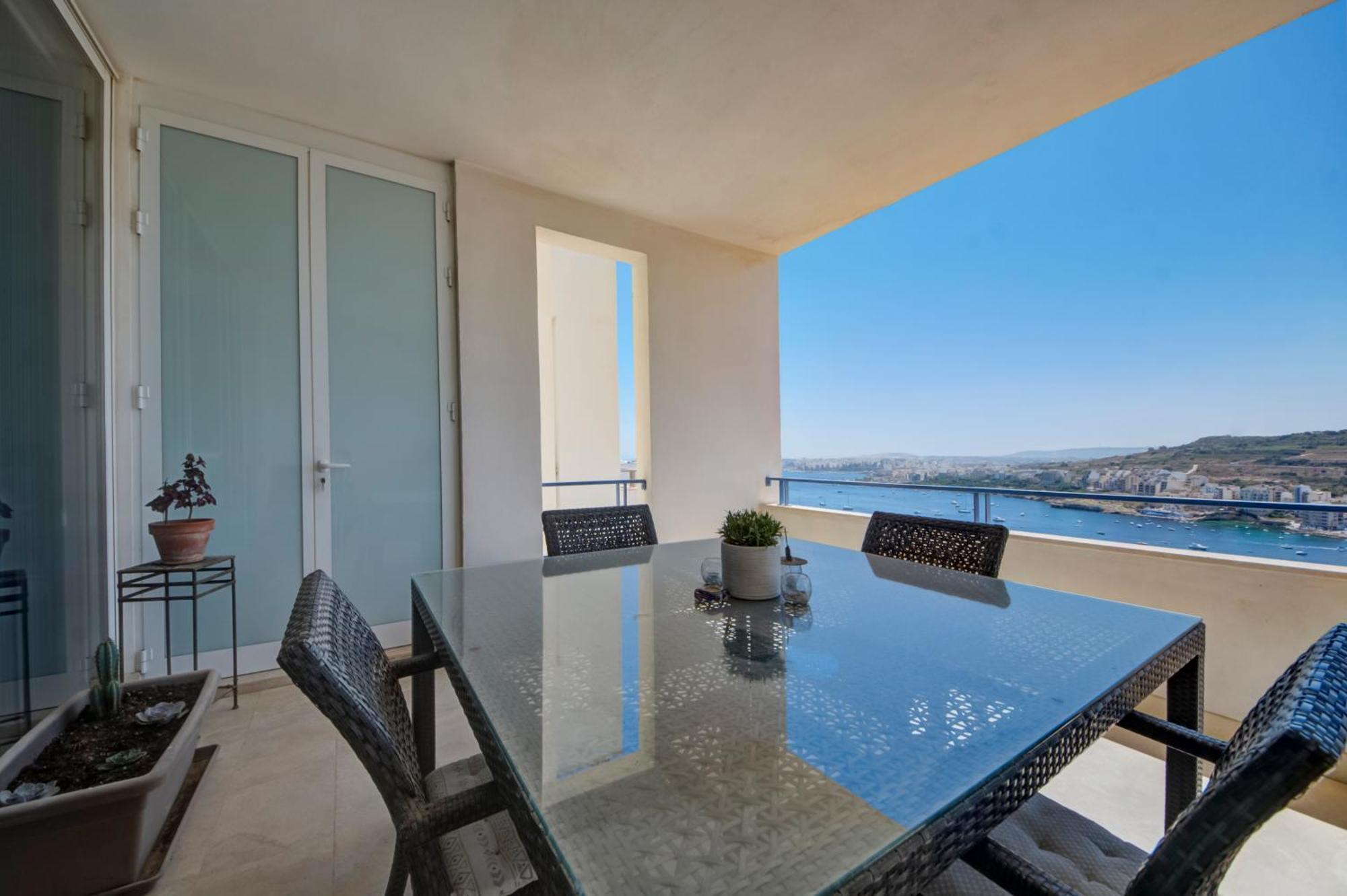 Stunning 3br Xemxija With Breathtaking Views By 360 Estates Appartement