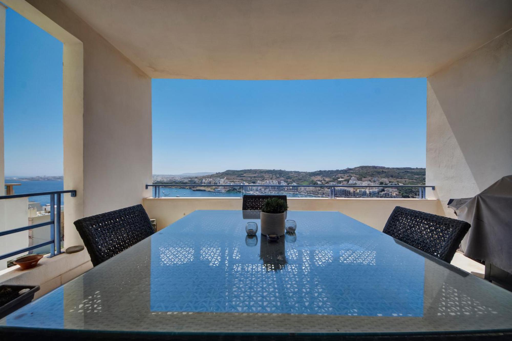 Stunning 3br Xemxija With Breathtaking Views By 360 Estates Appartement *
